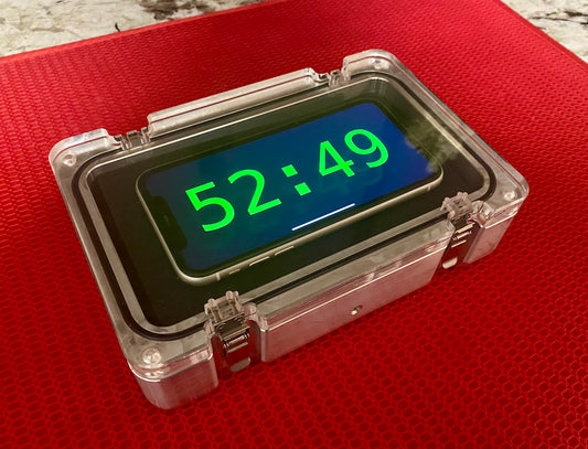HARSH ENVIRONMENT CASE + CELL PHONE PACE CLOCK APP (Phone Not Included)