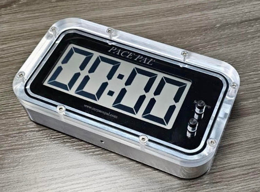 LCD UNDERWATER PACE CLOCK (Liquid Crystal Display Reflecting Ambient Light)
